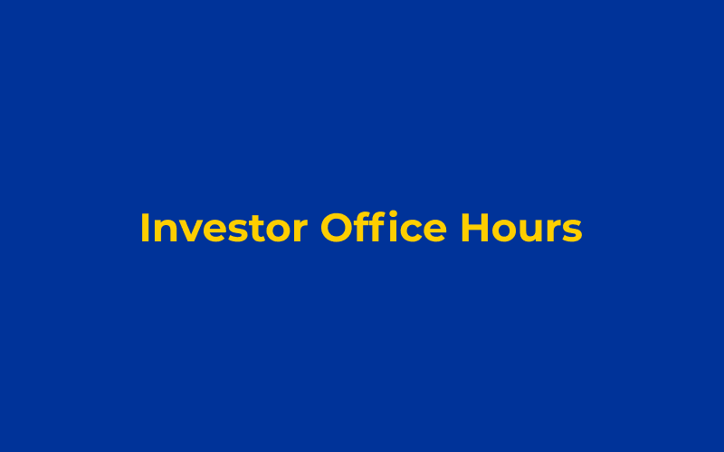 Amsterdam Investor Office Hours event card