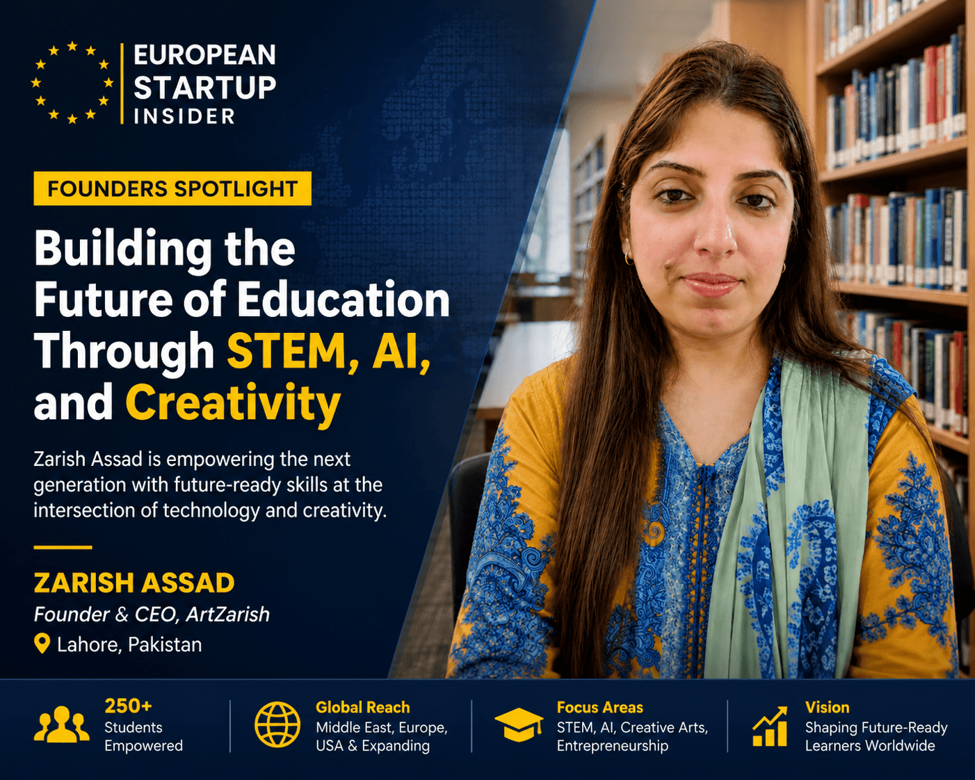 Zarish Assad at European Startup Insider
