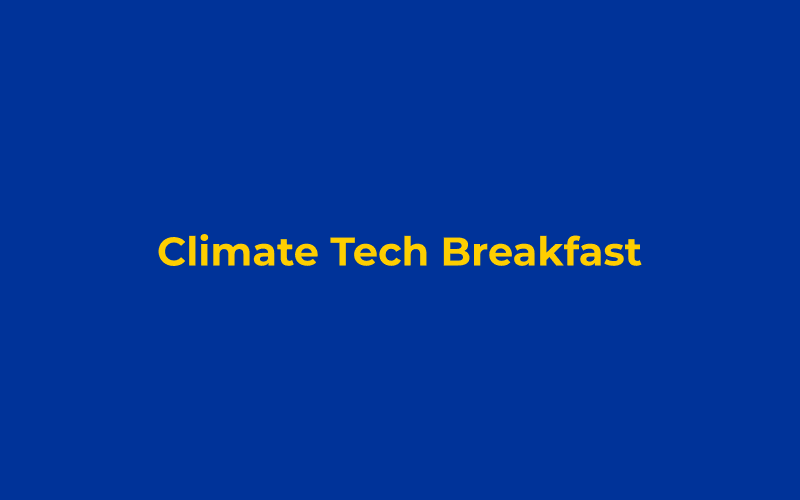 Climate Tech Breakfast Berlin event card