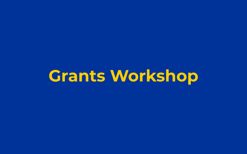 Grants Workshop event card