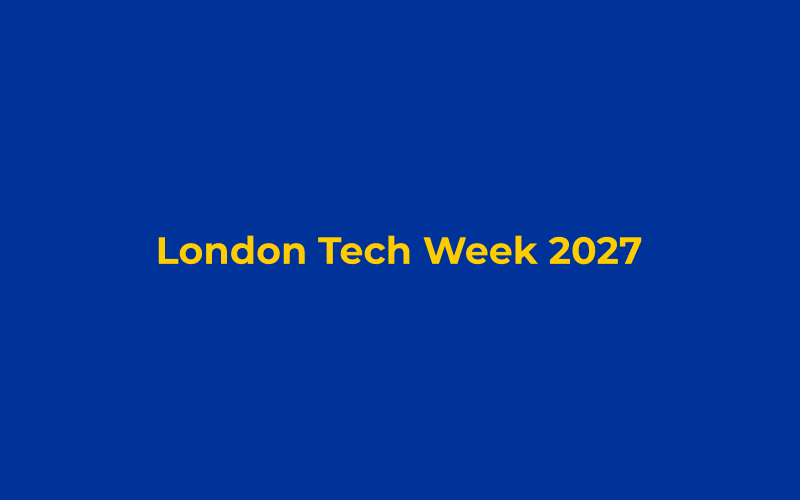 London Tech Week 2027 event card