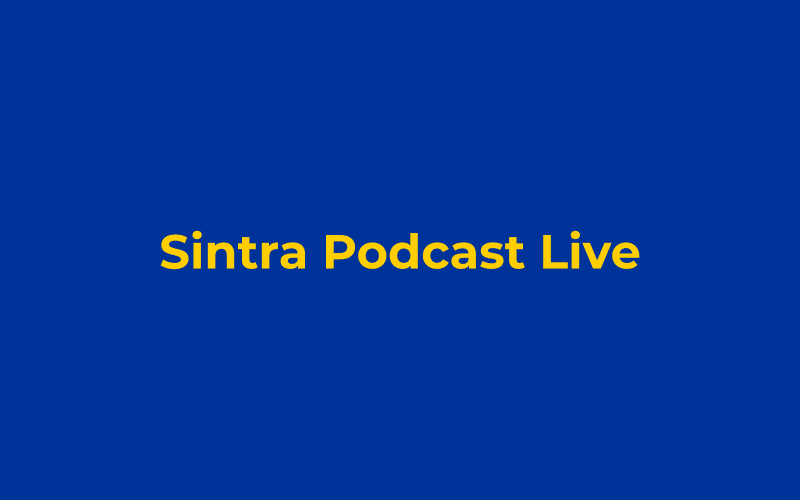 Sintra Podcast Live event card