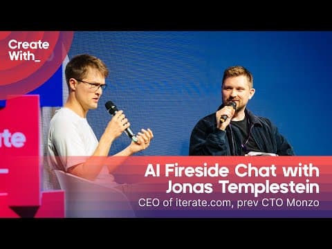 Video thumbnail: Fireside Chat with Jonas Templestein | Create With 2025