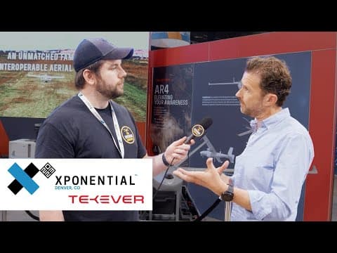 Video thumbnail: Tekever at Xponential 2023 | Denver, Colorado