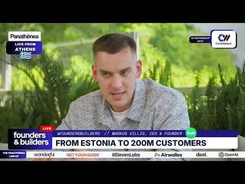 Video thumbnail: Markus Villig Started Bolt at 19 With €5,000. Now Bolt have 200 Million Customers