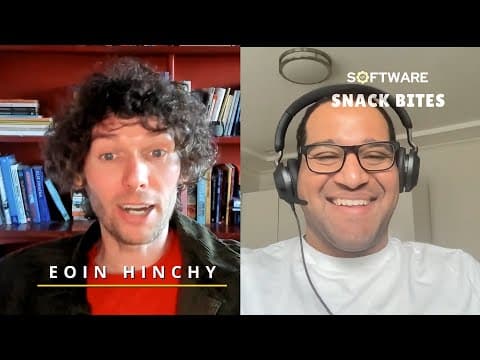 Video thumbnail: Building AI Driven Workflows - Eoin Hinchy (CEO, Tines)