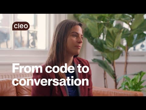 Video thumbnail: From Code to Conversation – Inside Cleo's Personalized AI