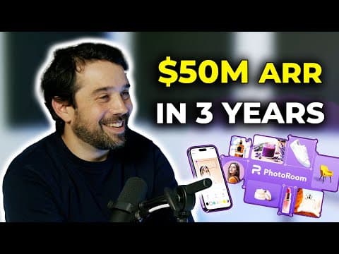 Video thumbnail: Matthieu Rouif: The Story of PhotoRoom, Is This YC's Most Capital Efficient Company? | E1074