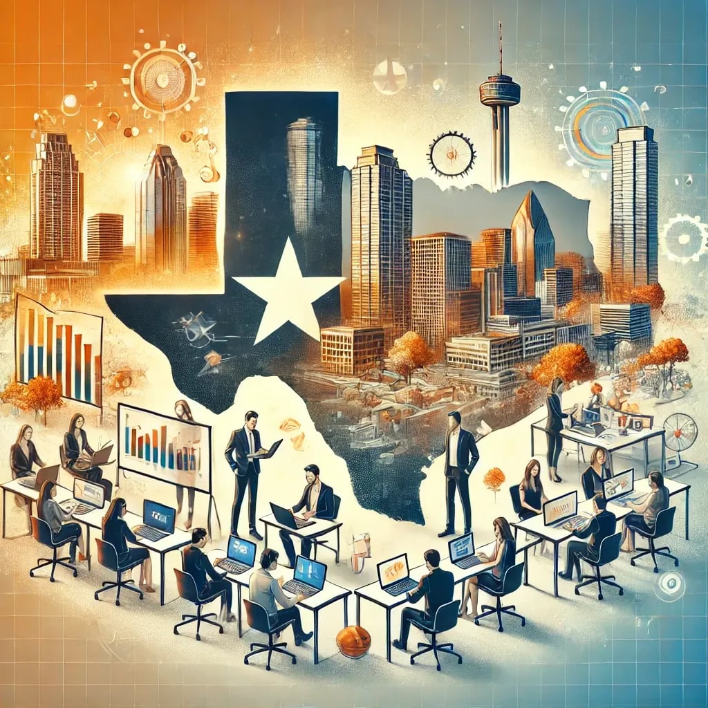 Texas, USA startup ecosystem, showcasing innovation and growth. www.texasstartupinsider.com