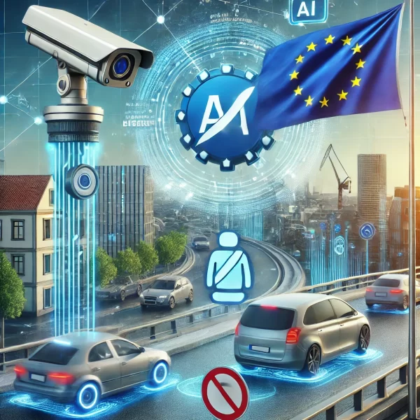 Futuristic European city with AI-powered road safety technology by Muhammad Farooq Rathod on European Startup Insider