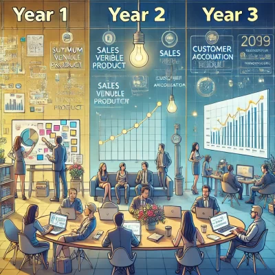 A Phased Approach to Customer Growth in Europe of startup over three years by Muhammad Farooq Rathod on European Startup Insider