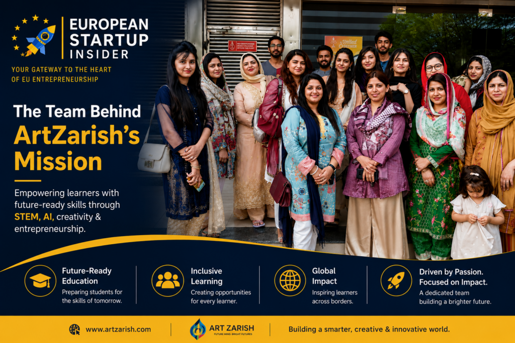 Team at ArtZarish by European Startup Insider